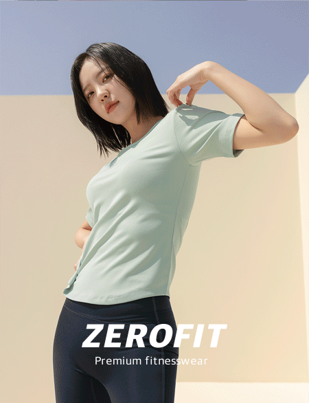 ZERO FIT 開衩 短款 T恤 69903